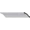 Ekena Millwork 3 1/4"H x 3 3/4"P x 5"F x 94 1/2"L Bulwark Rose Crown Moulding MLD03X03X05BU - alternate 1